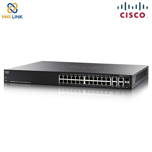 SF300-24MP 24-port 10/100 Max PoE Managed Switch SF300-24MP 24-port 10/100 Max PoE Managed Switch