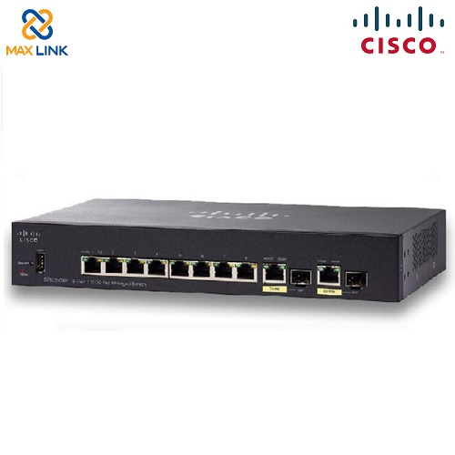 Cisco SF352-08MP 8-port 10/100 Max-POE Managed Switch Cisco SF352-08MP 8-port 10/100 Max-POE Managed Switch