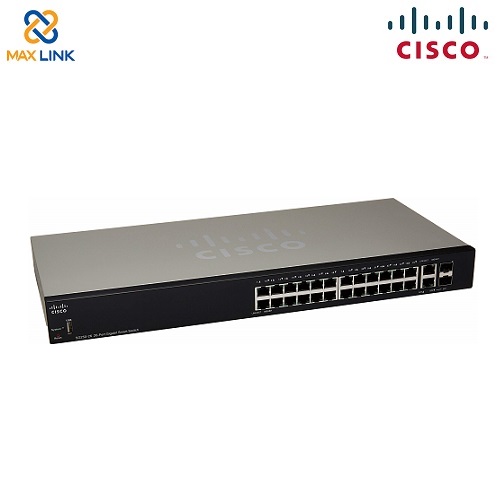 Cisco SG250-26HP 26-port Gigabit PoE Switch Cisco SG250-26HP 26-port Gigabit PoE Switch