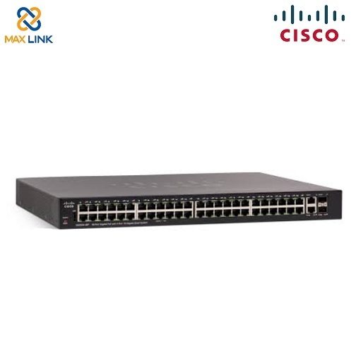 Cisco SG250X-48P 48-Port Gigabit PoE Smart Switch with 10G Uplinks Cisco SG250X-48P 48-Port Gigabit PoE Smart Switch with 10G Uplinks