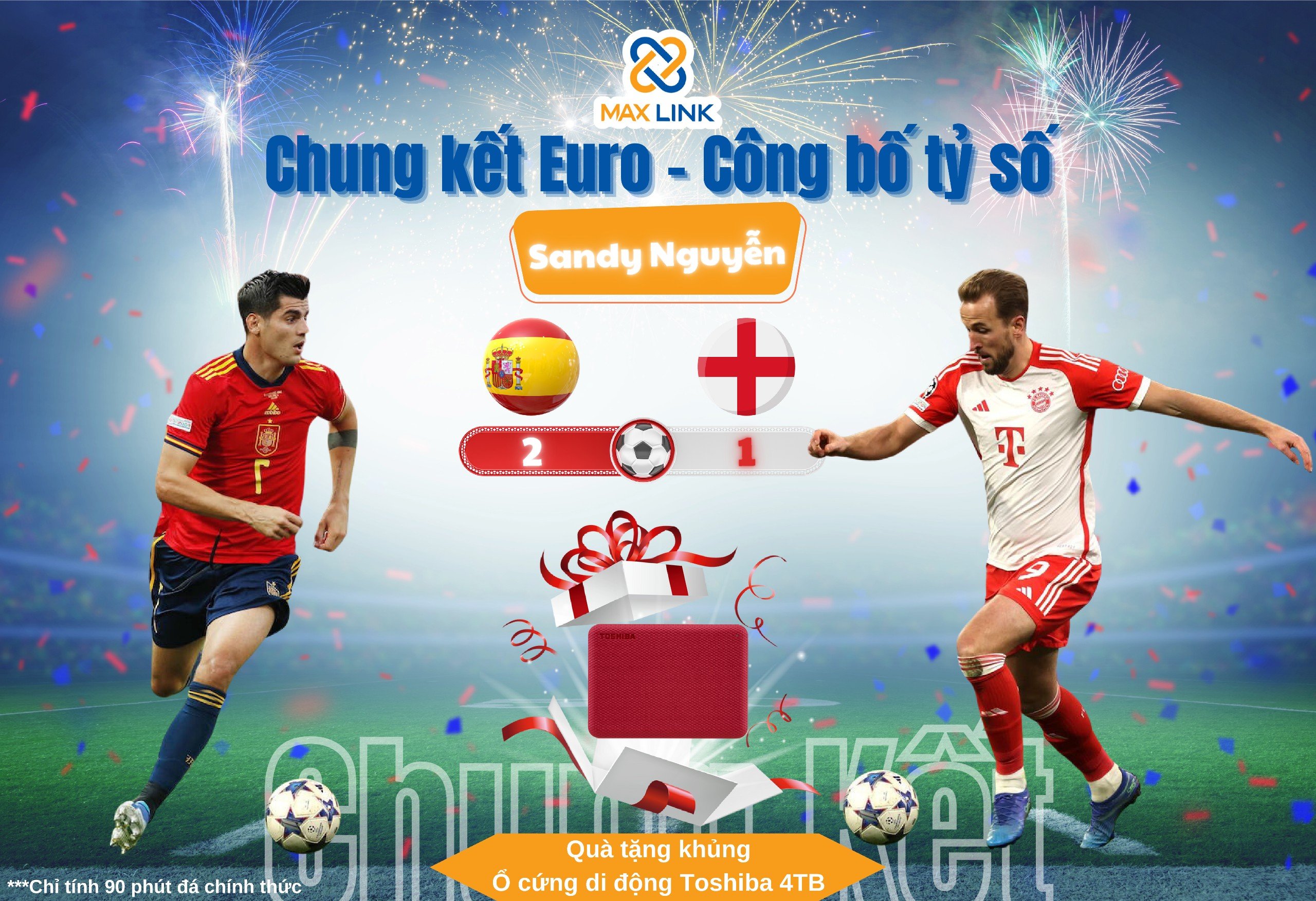 Công Bố Kết Quả Minigame “Chung Kết Euro – Vui Đoán Tỷ Số” Công Bố Kết Quả Minigame “Chung Kết Euro – Vui Đoán Tỷ Số”