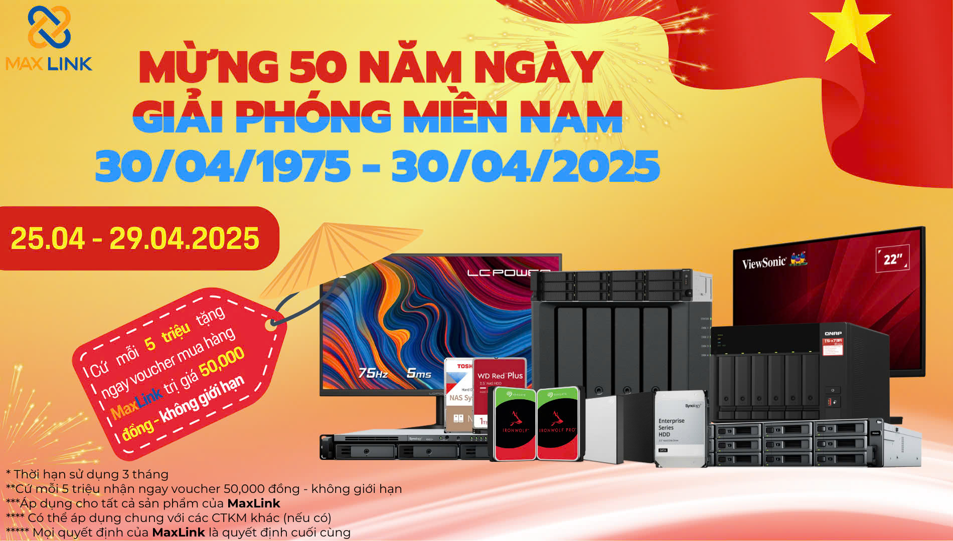 CTKM: “MỪNG 50 NĂM GIẢI PHÓNG MIỀN NAM 30/04/1975 - 30/04/2025” CTKM: “MỪNG 50 NĂM GIẢI PHÓNG MIỀN NAM 30/04/1975 - 30/04/2025”