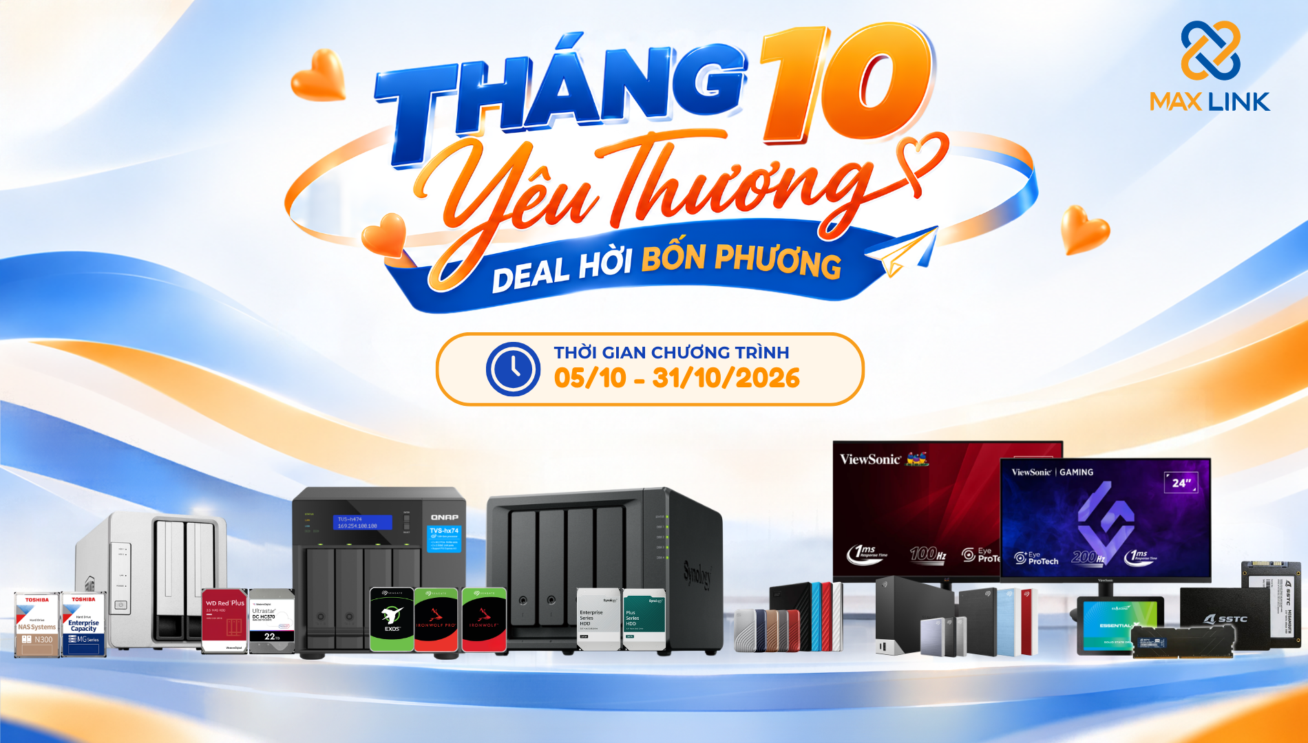 Chương Trình Khuyến Mãi “Tháng 10 Yêu Thương, Deal Hời Bốn Phương” Chương Trình Khuyến Mãi “Tháng 10 Yêu Thương, Deal Hời Bốn Phương”