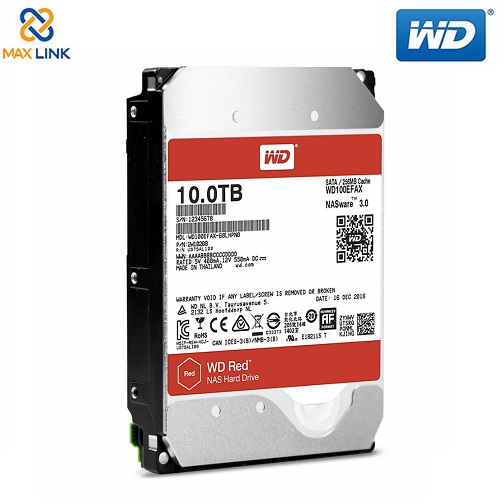 Ổ cứng HDD NAS WD Red 10TB Sata3 5400rpm WD101EFAX Ổ cứng HDD NAS WD Red 10TB Sata3 5400rpm WD101EFAX