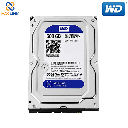 Ổ cứng WD HDD Blue 5400rpm (Desktop) WD5000AZRZ Ổ cứng WD HDD Blue 5400rpm (Desktop) WD5000AZRZ