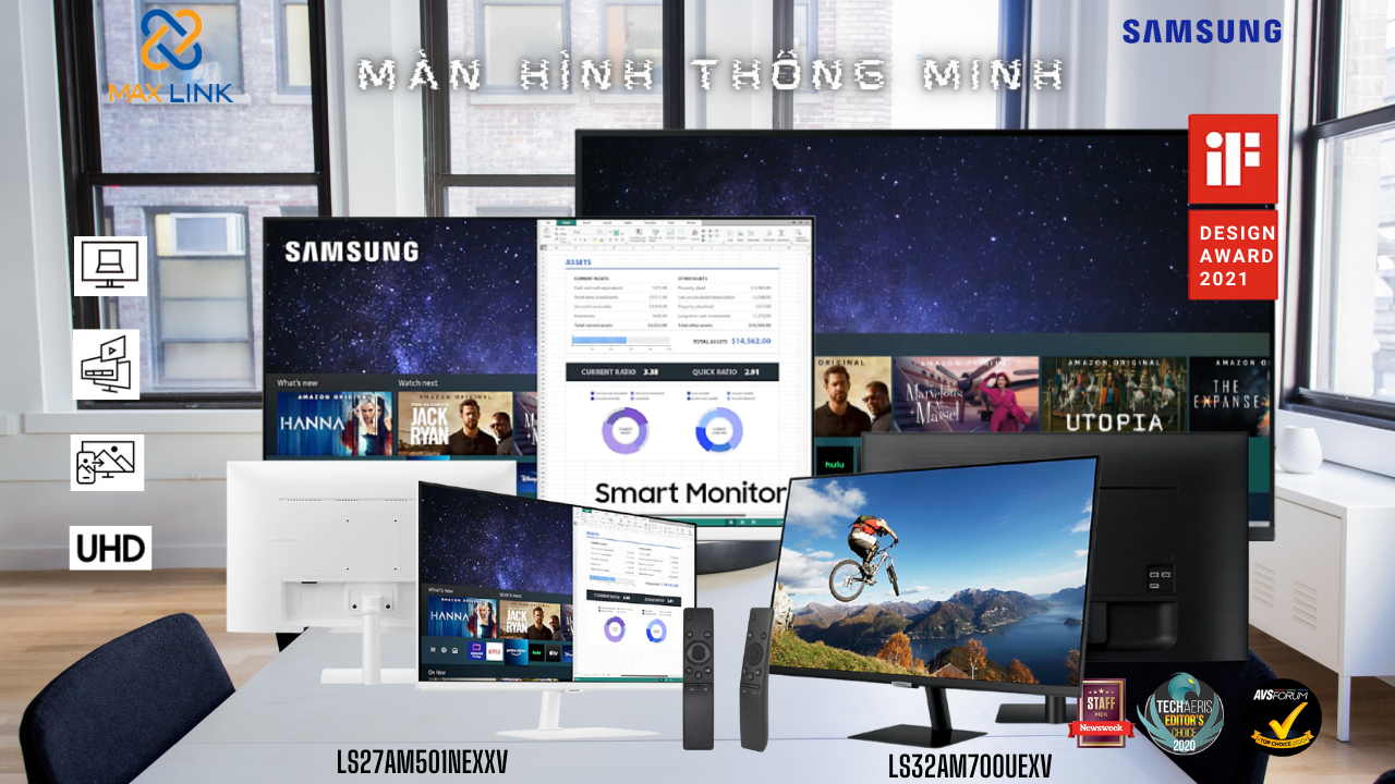 Cuộc sống dễ dàng hơn khi có màn hình Smart monitor Samsung Cuộc sống dễ dàng hơn khi có màn hình Smart monitor Samsung