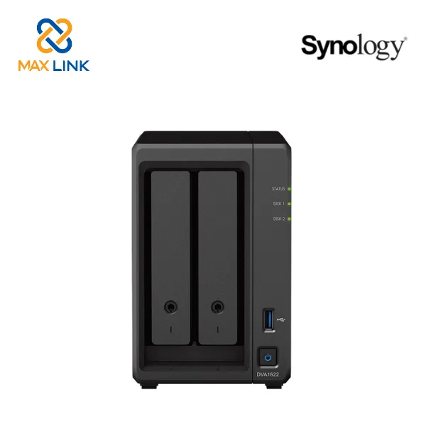 Đầu ghi hình camera Deep Learning NVR Synology DVA1622 Đầu ghi hình camera Deep Learning NVR Synology DVA1622