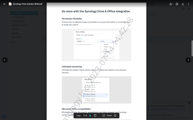 Giải pháp hợp nhất để quản lý tệp dễ dàng và cộng tác an toàn với Synology Drive Giải pháp hợp nhất để quản lý tệp dễ dàng và cộng tác an toàn với Synology Drive