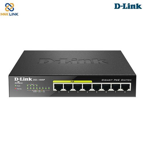 Gigabit POE Switch DGS-1008P Gigabit POE Switch DGS-1008P