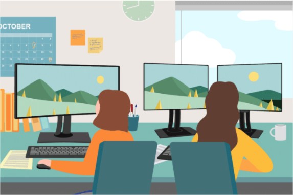 Lựa chọn một màn hình UltraWide 219 hay sử dụng hai màn hình 169 để học tập và làm việc Lựa chọn một màn hình UltraWide 219 hay sử dụng hai màn hình 169 để học tập và làm việc