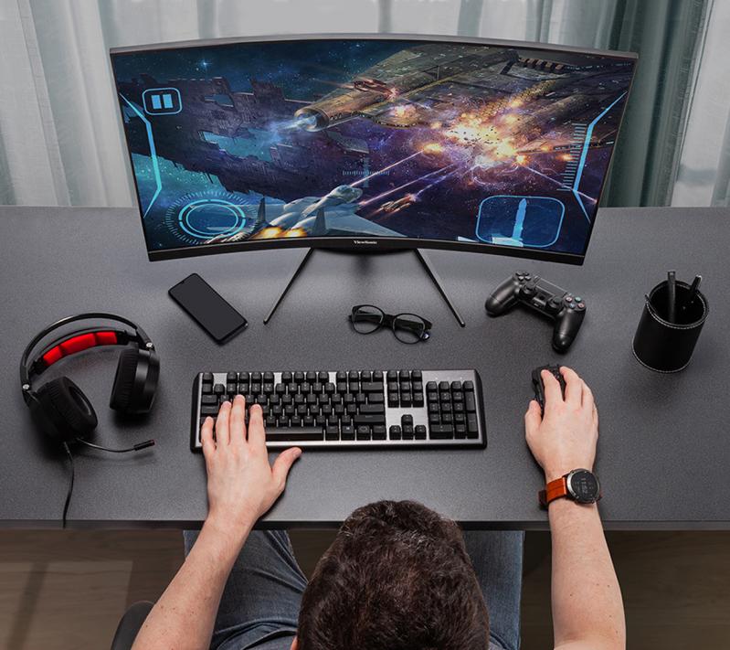 Màn hình cong ViewSonic VX2468-PC-MHD Full HD cho trải nghiệm chơi game đỉnh cao Màn hình cong ViewSonic VX2468-PC-MHD Full HD cho trải nghiệm chơi game đỉnh cao