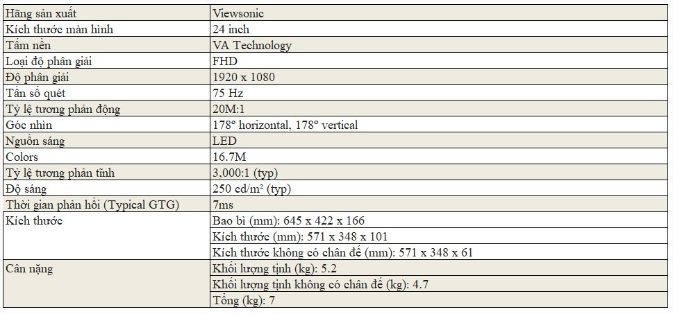 Màn hình máy tính cảm ứng di động Viewsonic 24 inch TD2423 Màn hình máy tính cảm ứng di động Viewsonic 24 inch TD2423