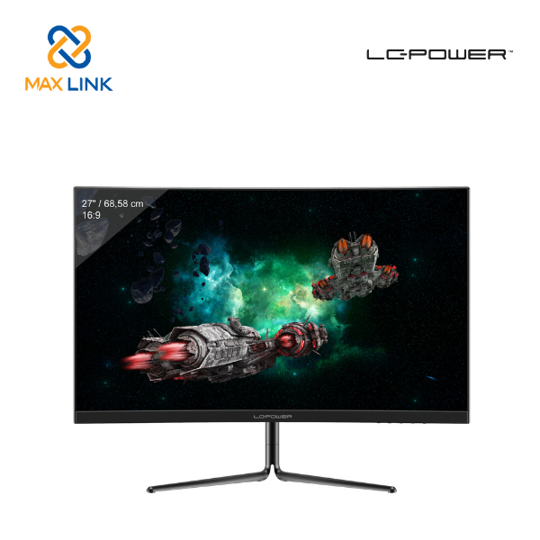 Màn hình máy tính cong LC-POWER 27 inch LC-M27-FHD-165-C-V2 Màn hình máy tính cong LC-POWER 27 inch LC-M27-FHD-165-C-V2
