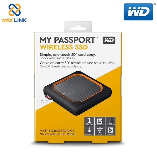 Ổ cứng di động My Passport Wireless SSD 1TB WDBAMJ0010BGY-PESN