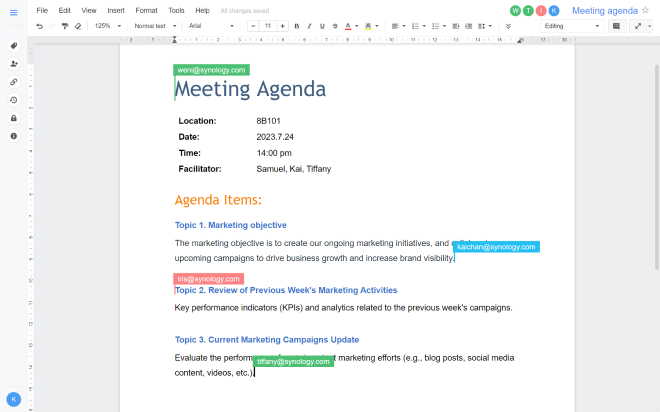Nâng Cao Hiệu Suất Doanh Nghiệp Với Các Ứng Dụng Synology Office Nâng Cao Hiệu Suất Doanh Nghiệp Với Các Ứng Dụng Synology Office