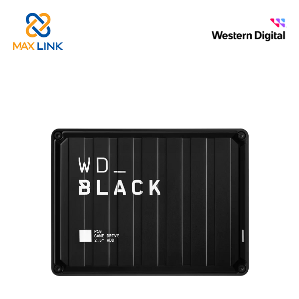 Ổ cứng di động HDD Western Digital Black P10 Game Drive 5TB WDBA3A0050BBK-WESN Ổ cứng di động HDD Western Digital Black P10 Game Drive 5TB WDBA3A0050BBK-WESN