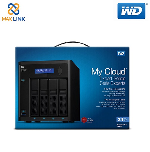 Ổ cứng di động My Cloud EX4100 24TB WDBWZE0240KBK-SESN