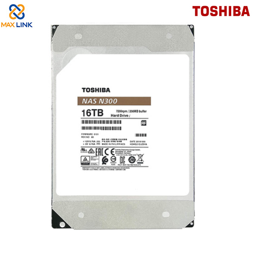Ổ cứng HDD 16TB TOSHIBA NAS HDWG31GUZSVA