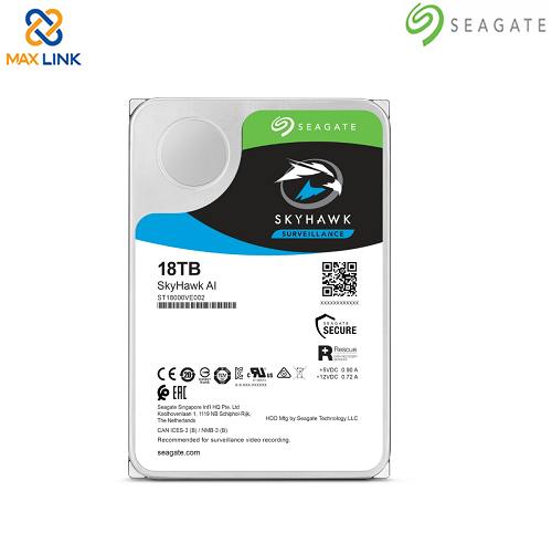 Hãng Seagate ra mắt Ổ cứng SkyHawk AI 18TB được thiết kế cho Hệ thống video thông minh doanh nghiệp lớn và hỗ trợ AI Hãng Seagate ra mắt Ổ cứng SkyHawk AI 18TB được thiết kế cho Hệ thống video thông minh doanh nghiệp lớn và hỗ trợ AI
