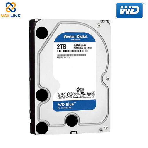 Ổ cứng HDD WD Blue 2TB 3.5" SATA 3 - WD20EZAZ Ổ cứng HDD WD Blue 2TB 3.5" SATA 3 - WD20EZAZ