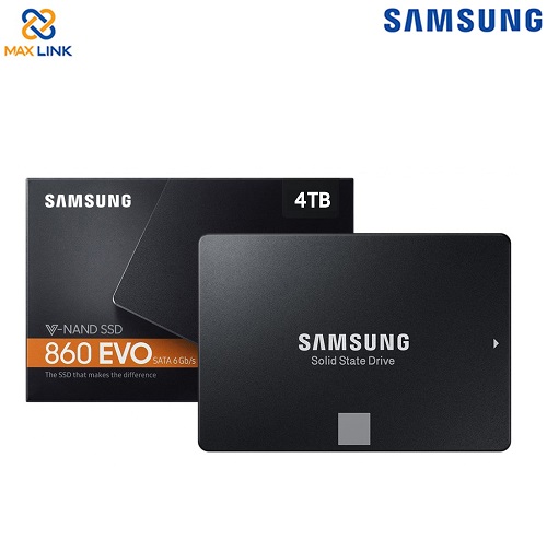 Ổ cứng SAMSUNG SSD 860EVO SATA III 4TB MZ-76E4T0BW Ổ cứng SAMSUNG SSD 860EVO SATA III 4TB MZ-76E4T0BW
