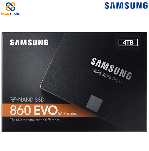 Ổ cứng SAMSUNG SSD 860EVO SATA III 4TB MZ-76E4T0BW Ổ cứng SAMSUNG SSD 860EVO SATA III 4TB MZ-76E4T0BW