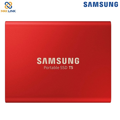 Ổ cứng SAMSUNG SSD T5 PORTABLE 500GB MU-PA500R/WW Red Ổ cứng SAMSUNG SSD T5 PORTABLE 500GB MU-PA500R/WW Red
