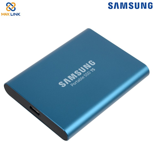 Ổ cứng SAMSUNG SSD T5 PORTABLE 250GB MU-PA250B/WW Blue Ổ cứng SAMSUNG SSD T5 PORTABLE 250GB MU-PA250B/WW Blue
