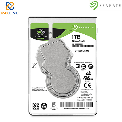 Ổ cứng Seagate BARRACUDA Notebook HDD 1TB ST1000LM048 Ổ cứng Seagate BARRACUDA Notebook HDD 1TB ST1000LM048