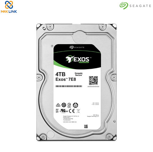 Ổ cứng SEAGATE HDD ENTERPRISE EXOS 3.5" 7E8 512E SAS ST4000NM0125