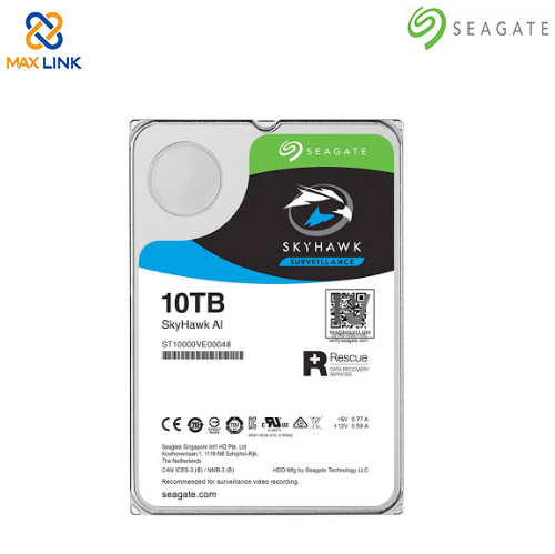 Ổ cứng Seagate SKYHAWK HDD 10TB ST10000VE0008 Ổ cứng Seagate SKYHAWK HDD 10TB ST10000VE0008