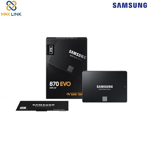 Ổ cứng SSD Samsung 870 EVO 4TB SATA 3 MZ-77E4T0BW Ổ cứng SSD Samsung 870 EVO 4TB SATA 3 MZ-77E4T0BW