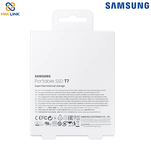 Ổ cứng SSD SAMSUNG T7 PORTABLE Red 500GB MU-PC500R/WW Ổ cứng SSD SAMSUNG T7 PORTABLE Red 500GB MU-PC500R/WW