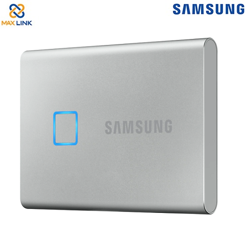 Ổ cứng SSD SAMSUNG T7 TOUCH PORTABLE Silver 1TB MU-PC1T0S/WW Ổ cứng SSD SAMSUNG T7 TOUCH PORTABLE Silver 1TB MU-PC1T0S/WW