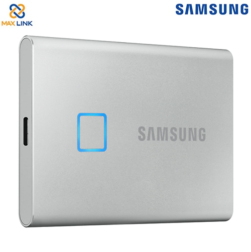 Ổ cứng SSD SAMSUNG T7 TOUCH PORTABLE Silver 2TB MU-PC2T0S/WW Ổ cứng SSD SAMSUNG T7 TOUCH PORTABLE Silver 2TB MU-PC2T0S/WW