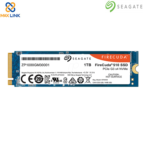 Ổ cứng SSD Seagate Firecuda 510 1TB M2 NVMe ZP1000GM30011 Ổ cứng SSD Seagate Firecuda 510 1TB M2 NVMe ZP1000GM30011