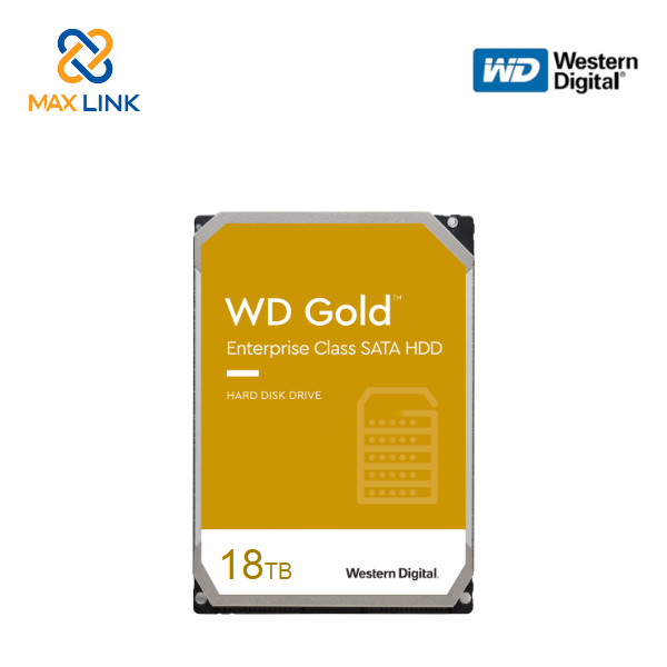 Ổ cứng HDD Western Digital Gold 18TB 3.5" SATA 3 WD181KRYZ Ổ cứng HDD Western Digital Gold 18TB 3.5" SATA 3 WD181KRYZ