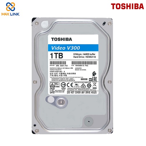 Ổ cứng TSB 3.5" HDD AV SURVEILLANCE 1TB HDWU110UZSVA Ổ cứng TSB 3.5" HDD AV SURVEILLANCE 1TB HDWU110UZSVA