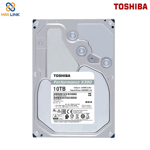 Ổ cứng TSB 3.5” X300 Performance HDD 10TB HDWR11AUZSVA Ổ cứng TSB 3.5” X300 Performance HDD 10TB HDWR11AUZSVA