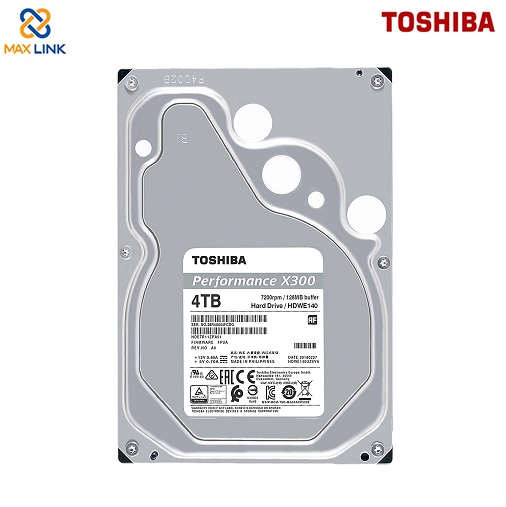 Ổ cứng TSB 3.5" X300 Performance HDD 4TB HDWE140UZSVA Ổ cứng TSB 3.5" X300 Performance HDD 4TB HDWE140UZSVA