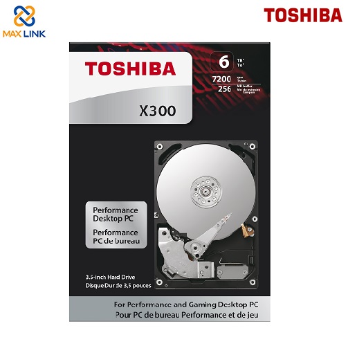 Ổ cứng TSB 3.5” X300 Performance HDD 6TB HDWE160UZSVA Ổ cứng TSB 3.5” X300 Performance HDD 6TB HDWE160UZSVA