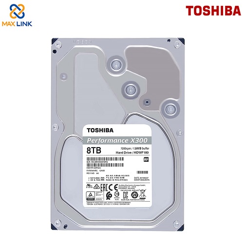 Ổ cứng TSB 3.5” X300 Performance HDD 8TB HDWF180UZSVA Ổ cứng TSB 3.5” X300 Performance HDD 8TB HDWF180UZSVA