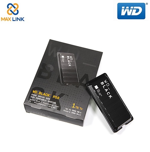 Ổ cứng WD BLACK P50 Game Drive SSD 1TB WDBA3S0010BBK-WESN Ổ cứng WD BLACK P50 Game Drive SSD 1TB WDBA3S0010BBK-WESN