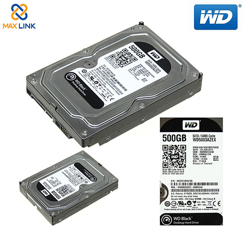 Ổ cứng WD HDD Black 500GB (Desktop) WD5003AZEX Ổ cứng WD HDD Black 500GB (Desktop) WD5003AZEX