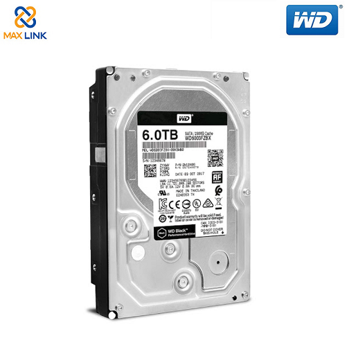 Ổ cứng WD HDD Black 6TB (Desktop) WD6003FZBX Ổ cứng WD HDD Black 6TB (Desktop) WD6003FZBX