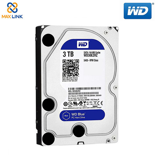 Ổ cứng WD HDD Blue 5400rpm 3TB (Desktop) WD30EZRZ Ổ cứng WD HDD Blue 5400rpm 3TB (Desktop) WD30EZRZ