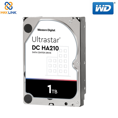 Ổ cứng WD HDD Enterprise ULTRASTAR DC HA210 1TB 3.5" SATA 1W10001 Ổ cứng WD HDD Enterprise ULTRASTAR DC HA210 1TB 3.5" SATA 1W10001