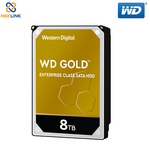 Ô cứng WD HDD Gold 8TB 3.5" SATA 3/ 256MB Cache/ 7200RPM WD8004FRYZ Ô cứng WD HDD Gold 8TB 3.5" SATA 3/ 256MB Cache/ 7200RPM WD8004FRYZ