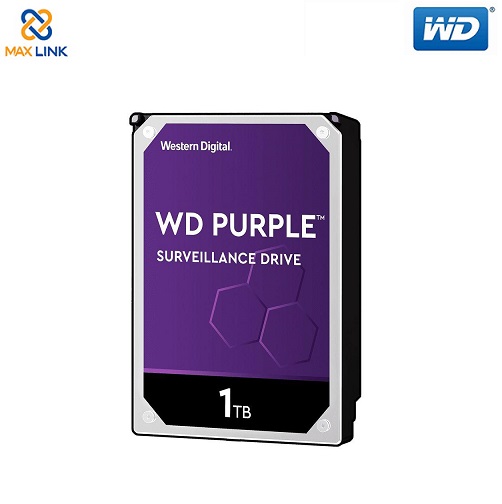 Ổ cứng WD HDD Purple™ 1TB (Camera) WD10PURZ Ổ cứng WD HDD Purple™ 1TB (Camera) WD10PURZ