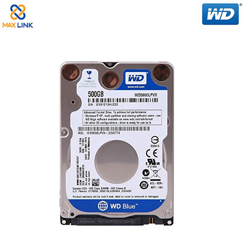 Ổ cứng WD HDD Scorpio® Blue™ 500GB (Laptop) WD5000LPCX Ổ cứng WD HDD Scorpio® Blue™ 500GB (Laptop) WD5000LPCX
